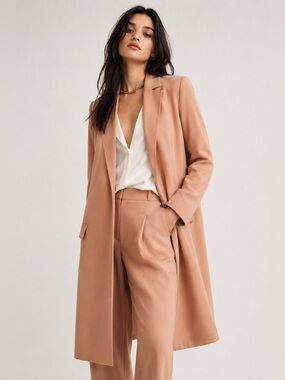 YAYA Long Blazer Jacket in Viscose Blend – Size M (38) nwot